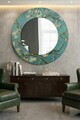 Oglinda decorativa, Artmdfmrr4, Sticla, Cadru: 100% MDF, Multicolor