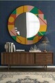 Oglinda decorativa, Artmdfmrr10, Sticla, Cadru: 100% MDF, Multicolor