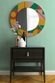 Oglinda decorativa, Artmdfmrr10, Sticla, Cadru: 100% MDF, Multicolor