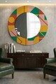 Oglinda decorativa, Artmdfmrr10, Sticla, Cadru: 100% MDF, Multicolor