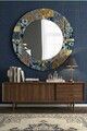 Oglinda decorativa, Artmdfmrr11, Sticla, Cadru: 100% MDF, Multicolor