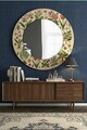 Oglinda decorativa, Artmdfmrr12, Sticla, Cadru: 100% MDF, Multicolor