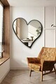 Oglinda decorativa, Artmtkmrr1, PLEXIGLAS, Cadru: 100% MDF (Grosime: 8 mm), Negru