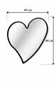 Oglinda decorativa, Artmtkmrr1, PLEXIGLAS, Cadru: 100% MDF (Grosime: 8 mm), Negru