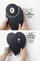 Oglinda decorativa, Artmtkmrr1, PLEXIGLAS, Cadru: 100% MDF (Grosime: 8 mm), Negru
