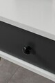 Noptiera, Hanah Home, Vita 5102, 55x49x55 cm, PAL, Alb / Antracit