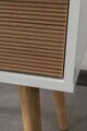 Noptiera, Hanah Home, Vita 5103, 55x49x55 cm, PAL, Alb/Maro