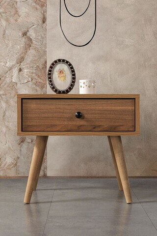 Noptiera, Hanah Home, Vita 5105, 55x49x55 cm, PAL, Maro