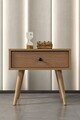 Noptiera, Hanah Home, Vita 5108, 55x49x55 cm, PAL, Stejar