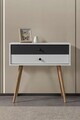 Dulap, Hanah Home, Vita 5202, 80x78x36 cm, PAL, Alb / Antracit