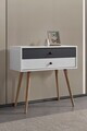 Dulap, Hanah Home, Vita 5202, 80x78x36 cm, PAL, Alb / Antracit