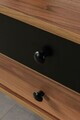 Dulap, Hanah Home, Vita 5206, 80x78x36 cm, PAL, Nuc / Negru