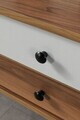 Dulap, Hanah Home, Vita 5207, 80x78x36 cm, PAL, Nuc/Alb