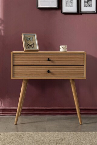 Dulap, Hanah Home, Vita 5208, 80x78x36 cm, PAL, Stejar