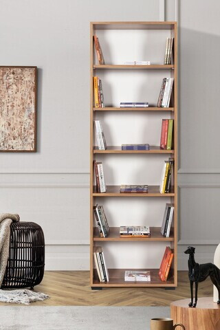 Corp biblioteca, Hanah Home, Evm 8123, 60x187x30 cm, PAL, Maro