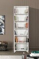Corp biblioteca, Hanah Home, Evm 8104, 60x187x30 cm, PAL, Alb