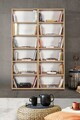 Corp biblioteca, Hanah Home, Evm 8222, 120x187x30 cm, PAL, Maro