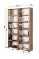 Corp biblioteca, Hanah Home, Evm 8223, 120x187x30 cm, PAL, Maro