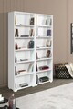 Corp biblioteca, Hanah Home, Evm 8224, 120x187x30 cm, PAL, Alb