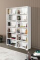 Corp biblioteca, Hanah Home, Evm 8224, 120x187x30 cm, PAL, Alb