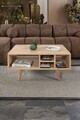 Masuta de cafea, Hanah Home, Sina 2022, 90x43x55 cm, PAL, Maro