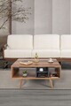 Masuta de cafea, Hanah Home, Sina 2026, 90x43x55 cm, PAL, Nuc / Antracit