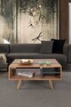 Masuta de cafea, Hanah Home, Venüs 2030, 90x43x55 cm, PAL, Nuc / Antracit