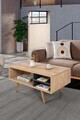 Masuta de cafea, Hanah Home, Venüs 2033, 90x43x55 cm, PAL, Stejar safir / Antracit