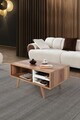 Masuta de cafea, Hanah Home, Venüs 2036, 90x43x55 cm, PAL, Nuc/Alb