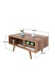 Masuta de cafea, Hanah Home, Venüs 2037, 90x43x55 cm, PAL, Maro