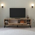 Comoda TV, Hanah Home, Deren 3507, 150x47x35 cm, PAL, Maro