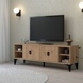 Comoda TV, Hanah Home, Deren 3507, 150x47x35 cm, PAL, Maro