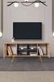 Comoda TV, Hanah Home, Sina 3319, 130x59x35 cm, PAL, Stejar safir / Antracit