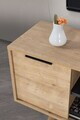 Comoda TV, Hanah Home, Sina 3319, 130x59x35 cm, PAL, Stejar safir / Antracit