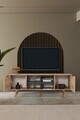 Comoda TV, Hanah Home, Sina 3619, 160x59x35 cm, PAL, Stejar safir / Antracit