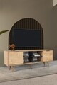 Comoda TV, Hanah Home, Sina 3619, 160x59x35 cm, PAL, Stejar safir / Antracit