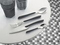 Set tacamuri pentru 4 persoane, 16 piese, Amefa, Eclat Black, inox