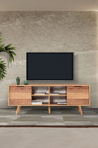 Comoda TV, Hanah Home, Sina 3620, 160x59x35 cm, PAL, Maro