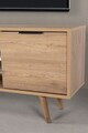 Comoda TV, Hanah Home, Sina 3621, 160x59x35 cm, PAL, Stejar Safir / Alb