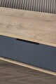 Comoda TV, Hanah Home, Mesir 3324, 130x47x35 cm, PAL, Stejar safir / Antracit