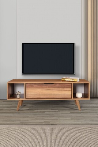 Comoda TV, Hanah Home, Mesir 3325, 130x47x35 cm, PAL, Maro