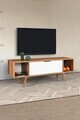 Comoda TV, Hanah Home, Mesir 3326, 130x47x35 cm, PAL, Nuc/Alb