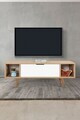 Comoda TV, Hanah Home, Mesir 3328, 130x47x35 cm, PAL, Stejar Safir / Alb