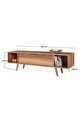Comoda TV, Hanah Home, Mesir 3625, 160x47x35 cm, PAL, Maro