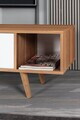 Comoda TV, Hanah Home, Mesir 3626, 160x47x35 cm, PAL, Nuc/Alb