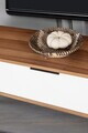 Comoda TV, Hanah Home, Mesir 3626, 160x47x35 cm, PAL, Nuc/Alb
