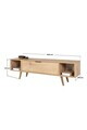 Comoda TV, Hanah Home, Mesir 3627, 160x47x35 cm, PAL, Maro