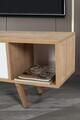 Comoda TV, Hanah Home, Mesir 3628, 160x47x35 cm, PAL, Stejar Safir / Alb