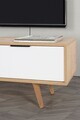 Comoda TV, Hanah Home, Venüs 3340, 130x46x35 cm, PAL, Stejar Safir / Alb