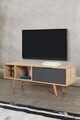 Comoda TV, Hanah Home, Venüs 3341, 130x46x35 cm, PAL, Stejar safir / Antracit